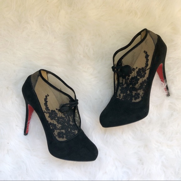 Christian Louboutin Shoes - Christian Louboutin Clic Clac Black Booties 36 6